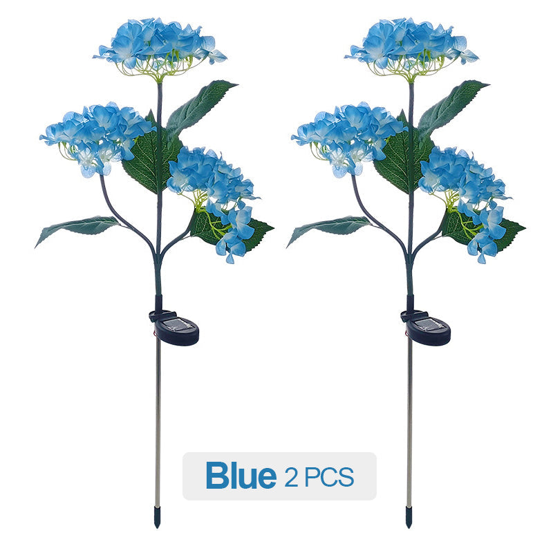 Simulated Hydrangea Solar Light - Outdoor Garden Decoration