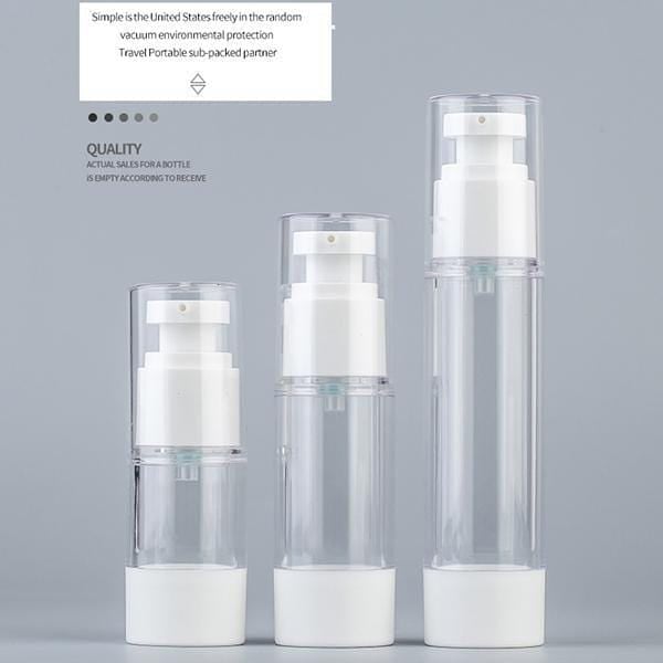 3 Pcs Vacuum Cosmetic Travel Bottles