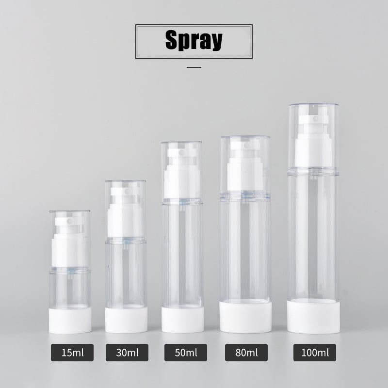 3 Pcs Vacuum Cosmetic Travel Bottles