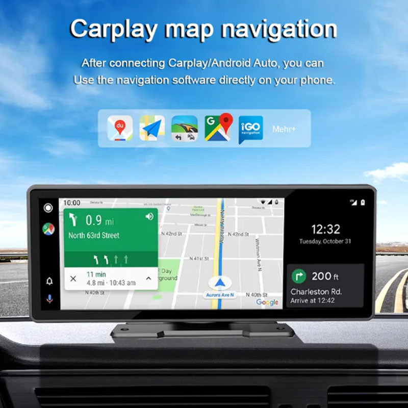 10.26inch Carplay Screen for Car with Backup Camera