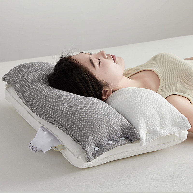 Double-Layer Detachable Pillow for Comfort ✈️Free shipping