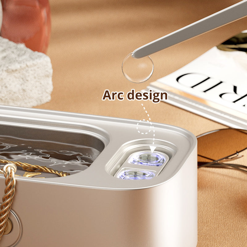 48Khz Dual-Compartment Ultrasonic Cleaner with Timer