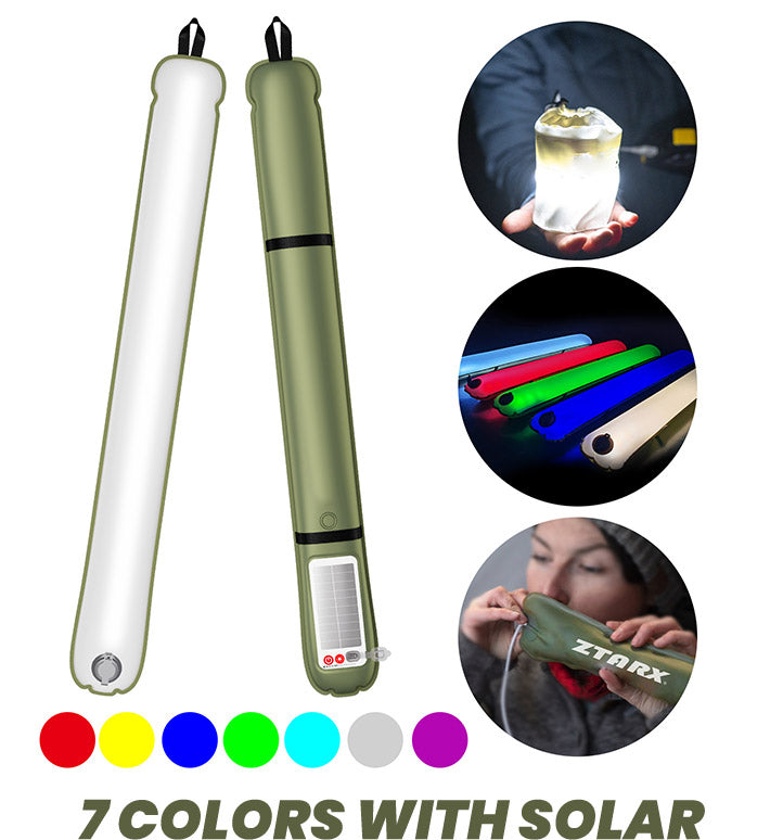 Rechargeable LED Inflatable Camping Tube Light