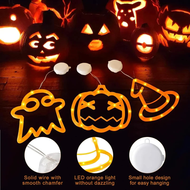 🎃Last Day BUY 3 GET 2 FREE🎃Halloween Decorations Window Lights