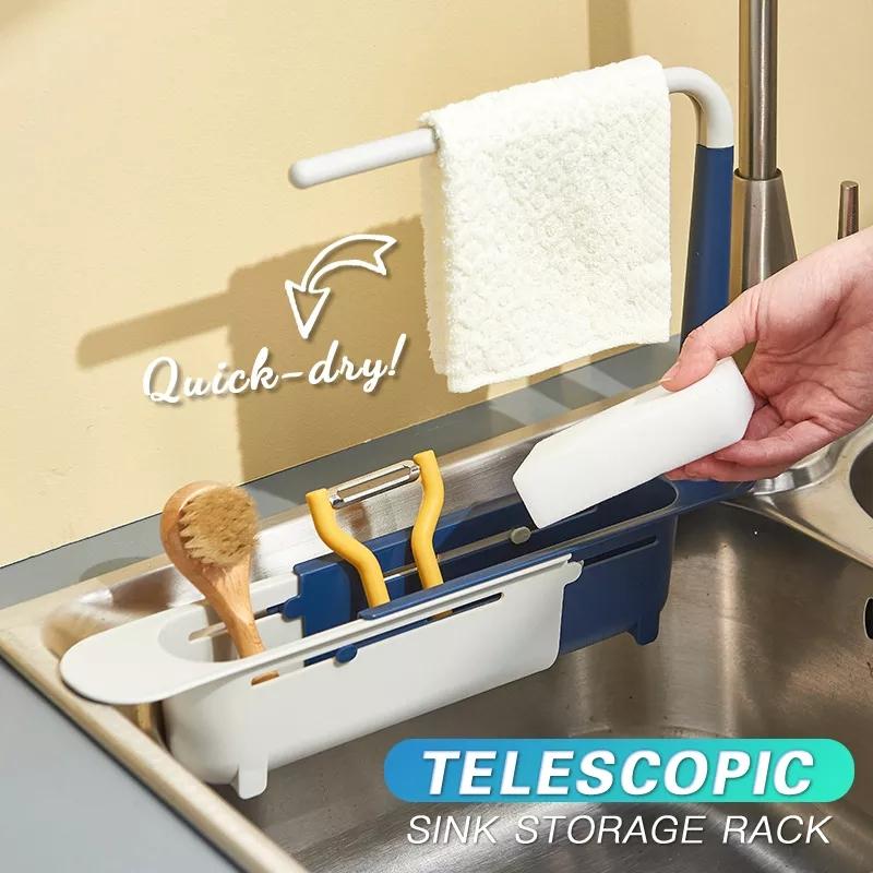 🔥Buy 1 Get 1 Free🔥Updated Telescopic Sink Storage Rack