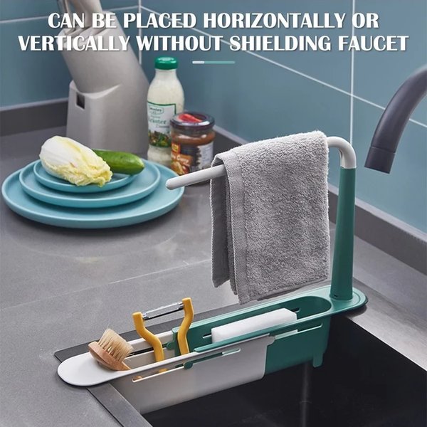 🔥Buy 1 Get 1 Free🔥Updated Telescopic Sink Storage Rack