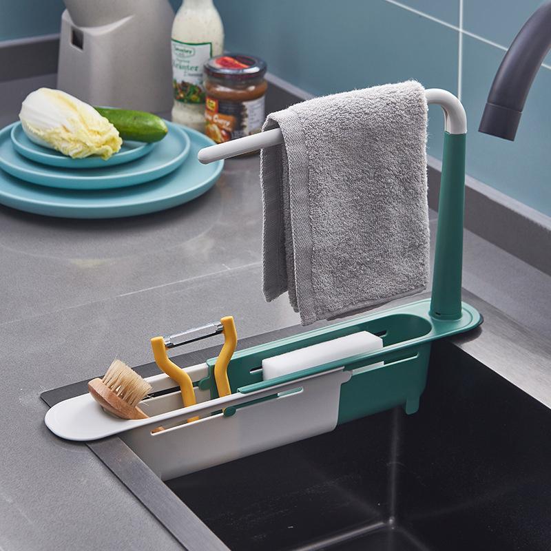 🔥Buy 1 Get 1 Free🔥Updated Telescopic Sink Storage Rack