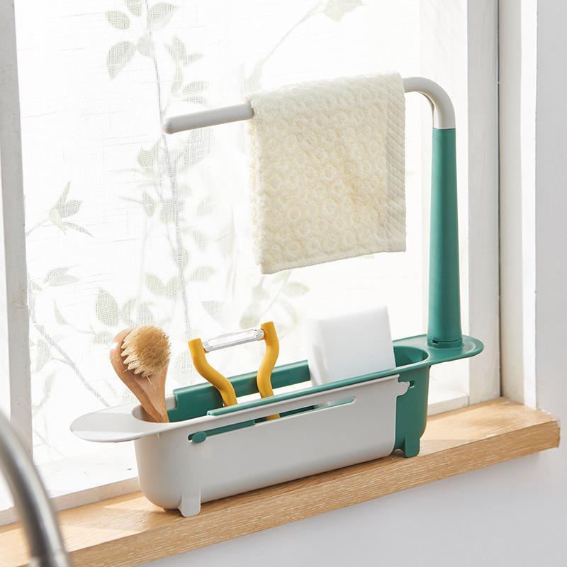 🔥Buy 1 Get 1 Free🔥Updated Telescopic Sink Storage Rack