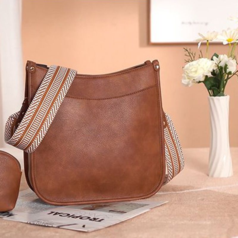 Women's Versatile Leather Crossbody Bag