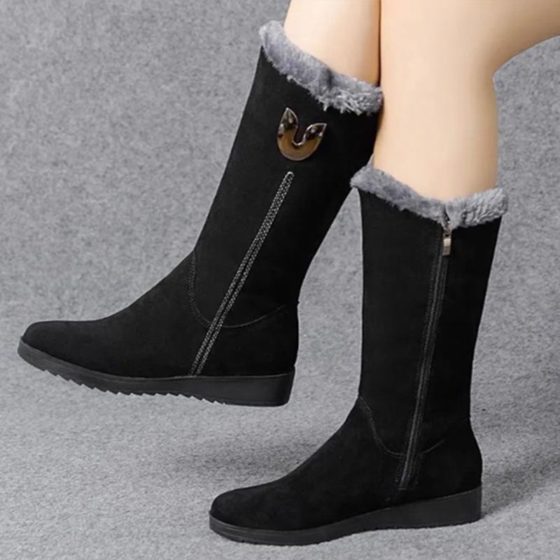 [🔥Today's lowest price]women's casual plush thermal snow boots.