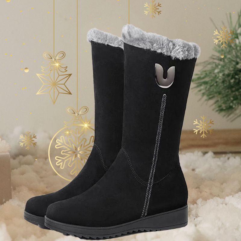 [🔥Today's lowest price]women's casual plush thermal snow boots.