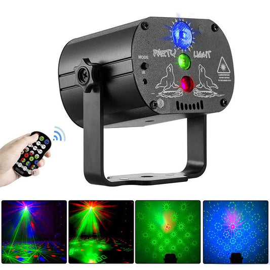 LED stage laser light