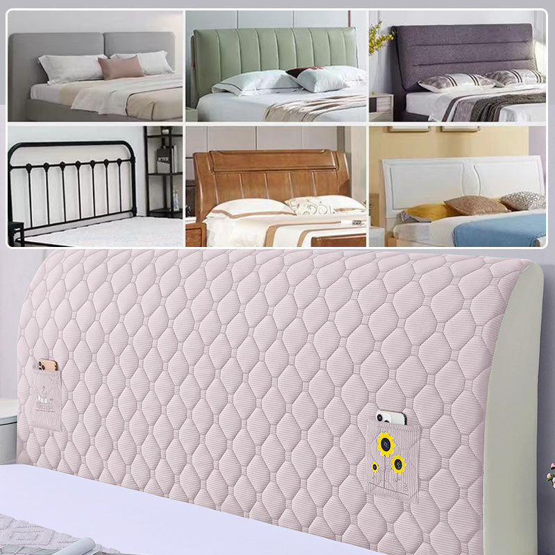 Bed Headboard Stretchy Padded Cover