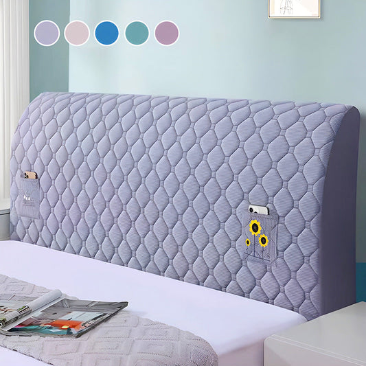 Bed Headboard Stretchy Padded Cover