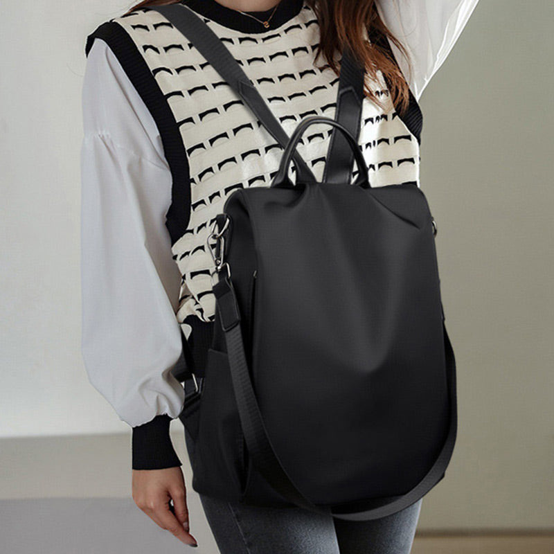 Retro Versatile Large Capacity Crossbody Backpack