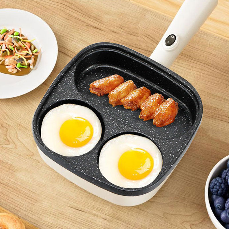 Multifunctional 4-Cup Non-Stick Electronic Frying Pan