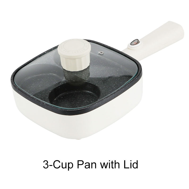 Multifunctional 4-Cup Non-Stick Electronic Frying Pan