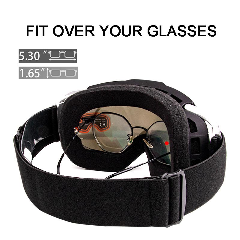 Large Vision Anti-fog Ski Goggles