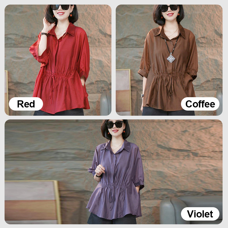 New Women's Solid Color Casual Versatile Top