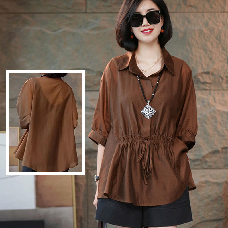 New Women's Solid Color Casual Versatile Top