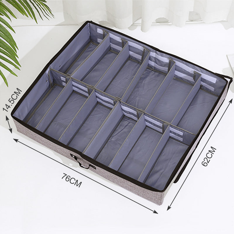 Shoe Storage Organizer with Adjustable Dividers