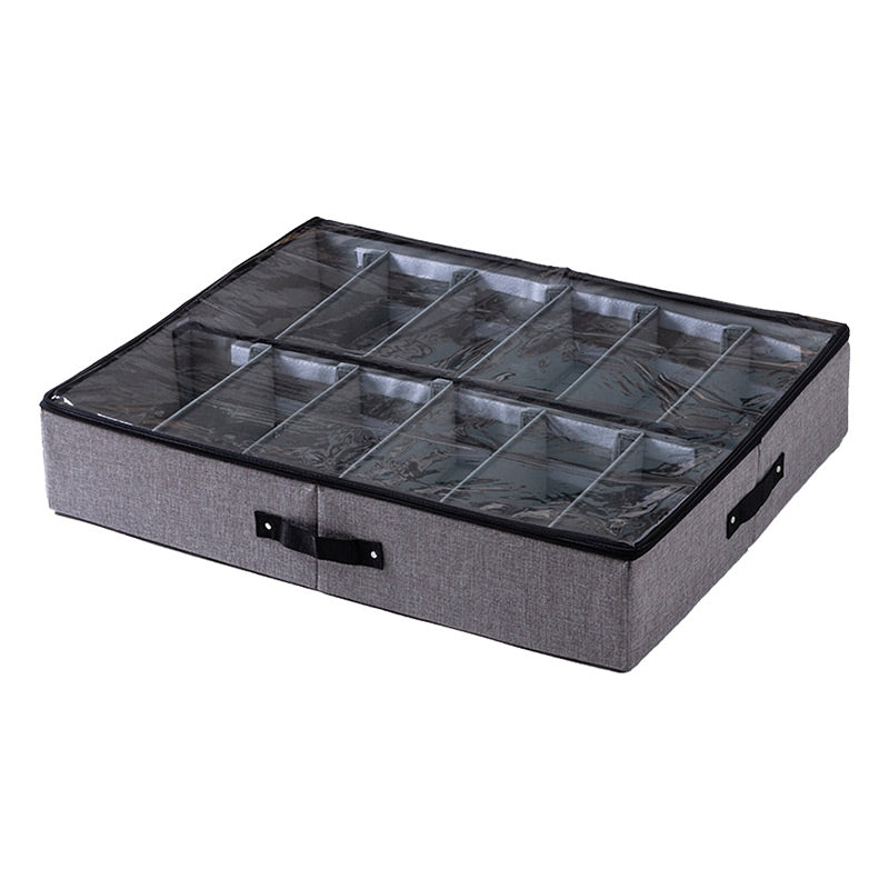 Shoe Storage Organizer with Adjustable Dividers