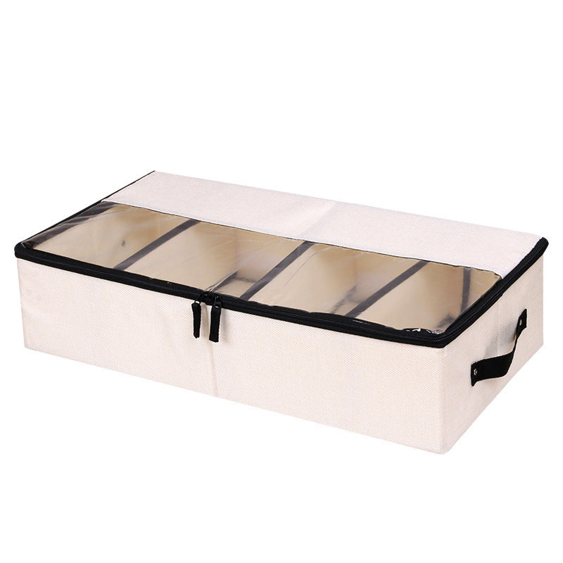 Shoe Storage Organizer with Adjustable Dividers