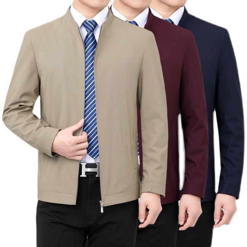 🔥Hot Sale 46% Off🔥Men's Fall Thin Standing Collar Jacket