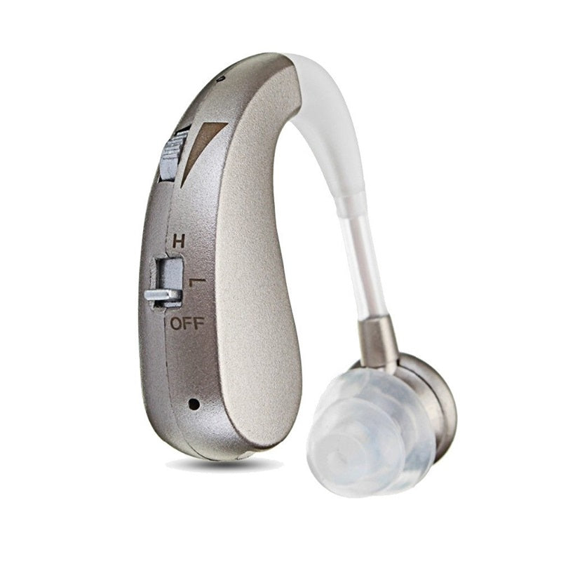 USB Rechargeable Bluetooth Hearing Aid Headphones for Seniors