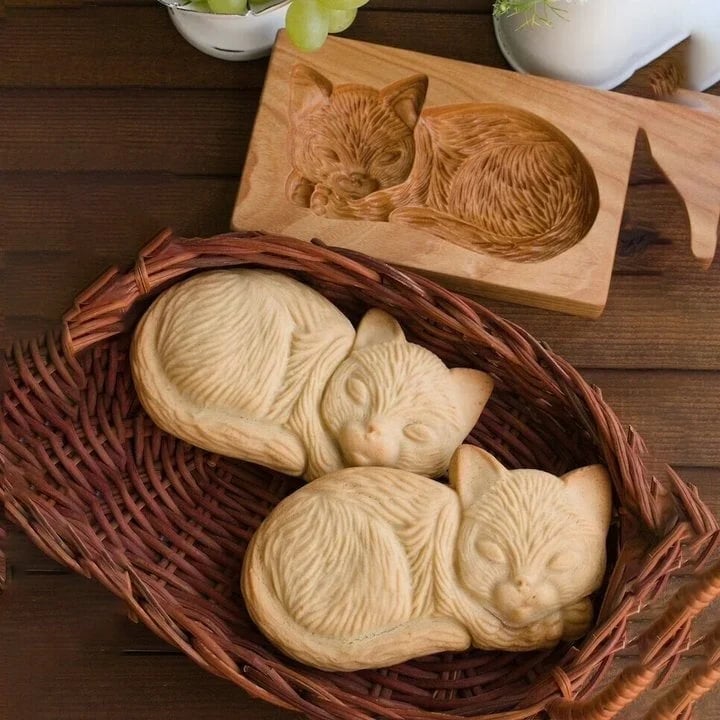 🔥HOT SALE-40% OFF⏰💖WOOD PATTERNED COOKIE CUTTER - EMBOSSING MOLD FOR COOKIES