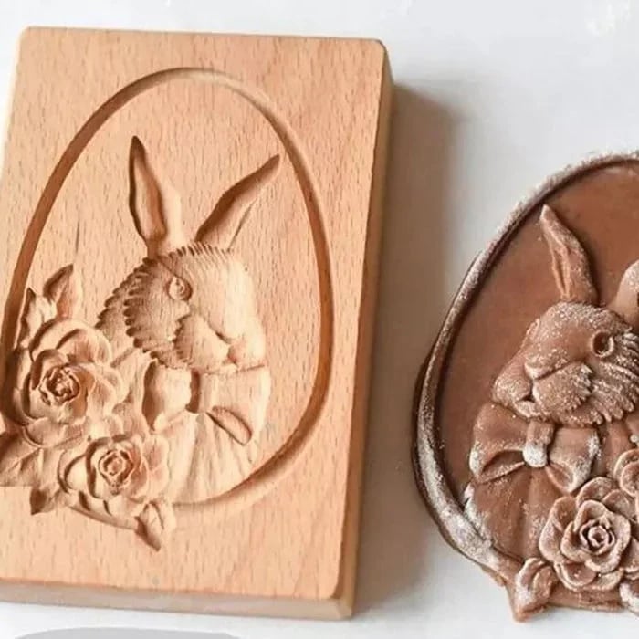 🔥HOT SALE-40% OFF⏰💖WOOD PATTERNED COOKIE CUTTER - EMBOSSING MOLD FOR COOKIES