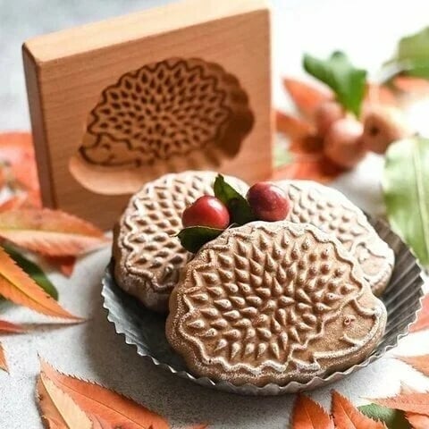 🔥HOT SALE-40% OFF⏰💖WOOD PATTERNED COOKIE CUTTER - EMBOSSING MOLD FOR COOKIES