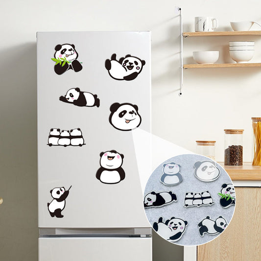 Acrylic Panda Refrigerator Magnet