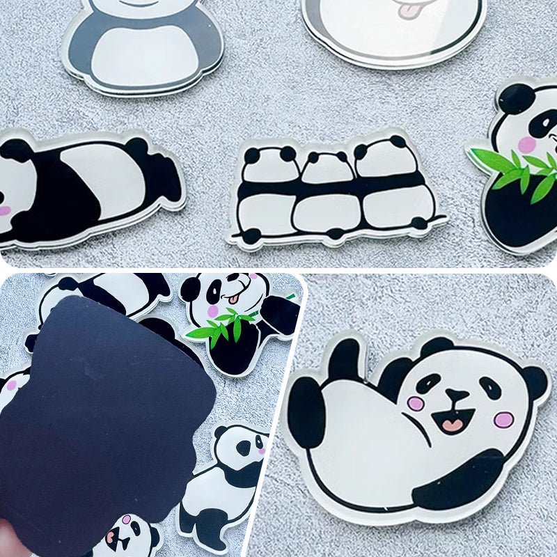 Acrylic Panda Refrigerator Magnet