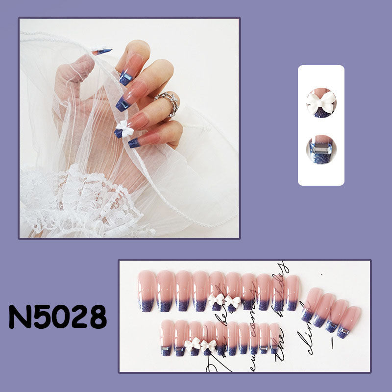 24 Sheets Press-on Delicate Long Nails