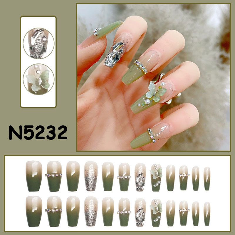 24 Sheets Press-on Delicate Long Nails