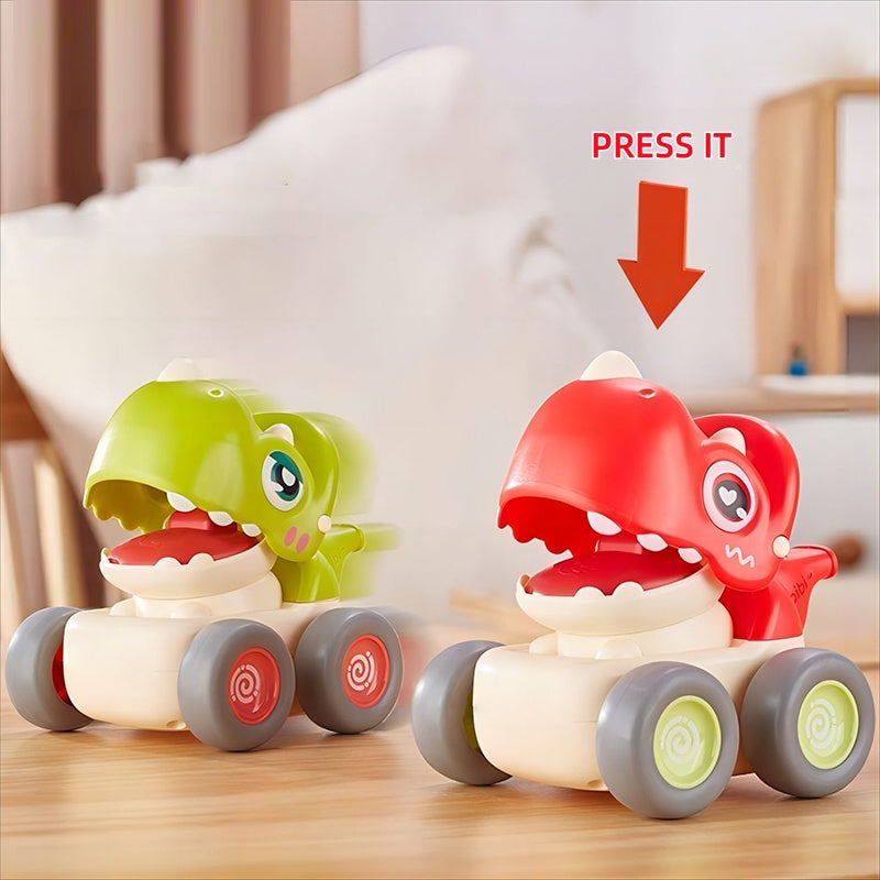 Press & Go Dinosaur Car Toy for Toddlers