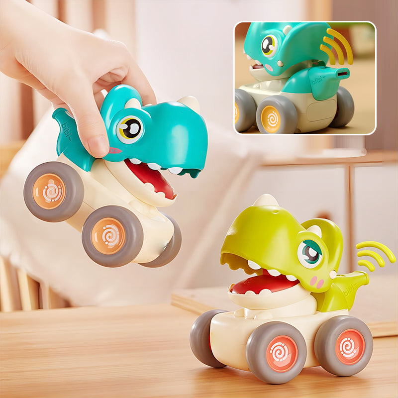 Press & Go Dinosaur Car Toy for Toddlers