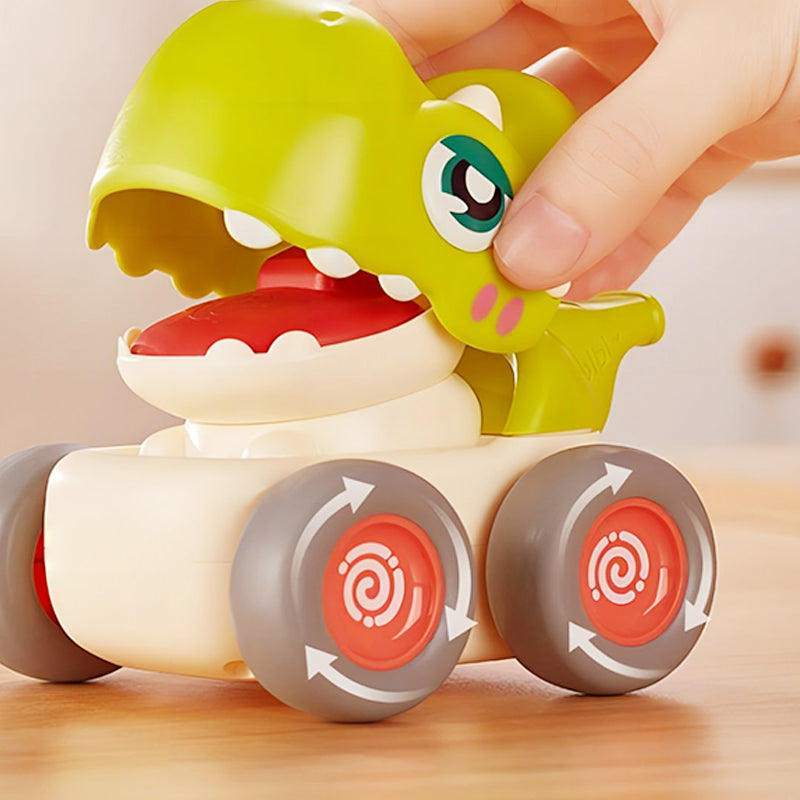 Press & Go Dinosaur Car Toy for Toddlers