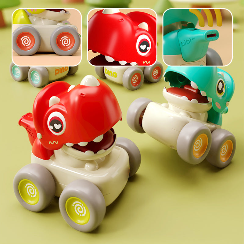 Press & Go Dinosaur Car Toy for Toddlers