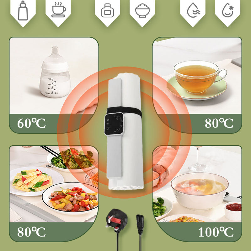 Foldable Electric Warming Tray for Food