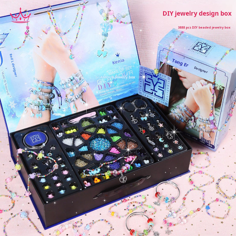 DIY Bead Jewelry Gift Box Set