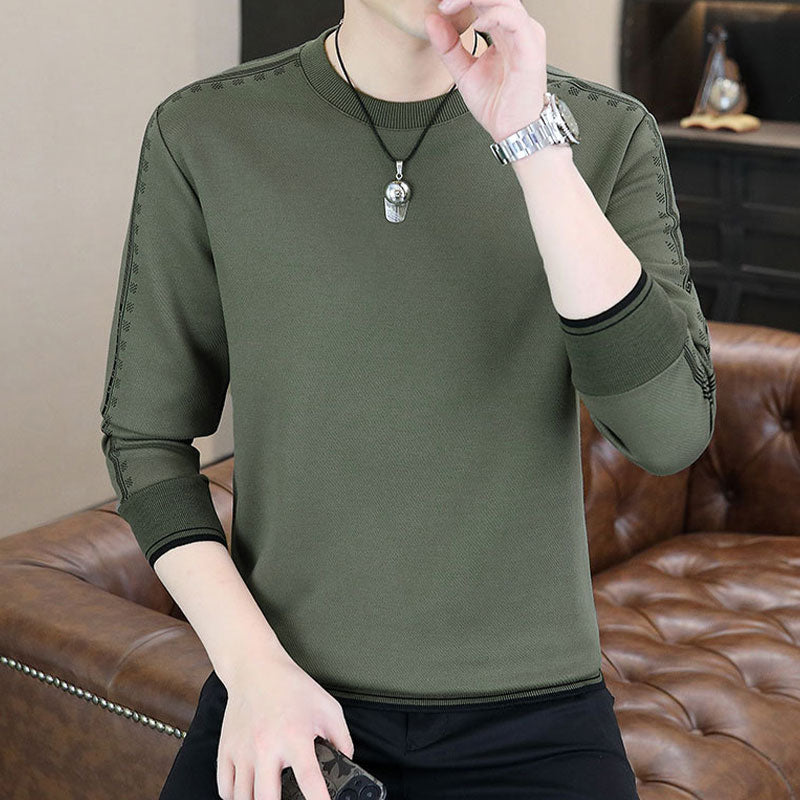 Men's Crewneck Warm Lined Sweatshirt