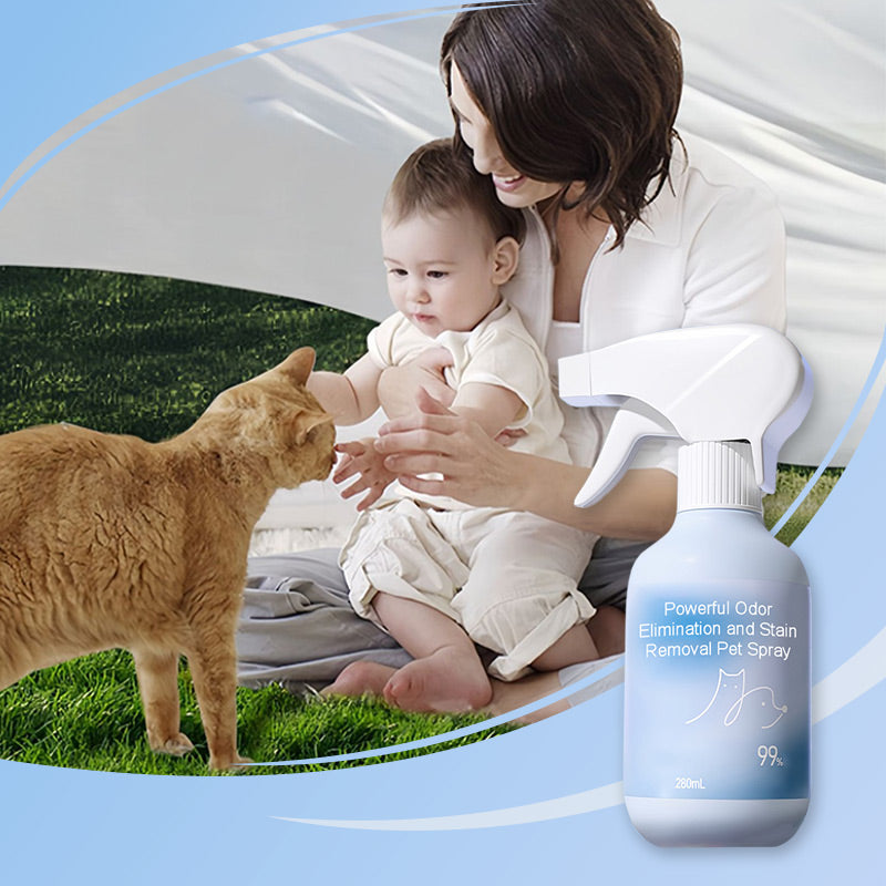 Powerful Odor Elimination and Stain Removal Pet Spray