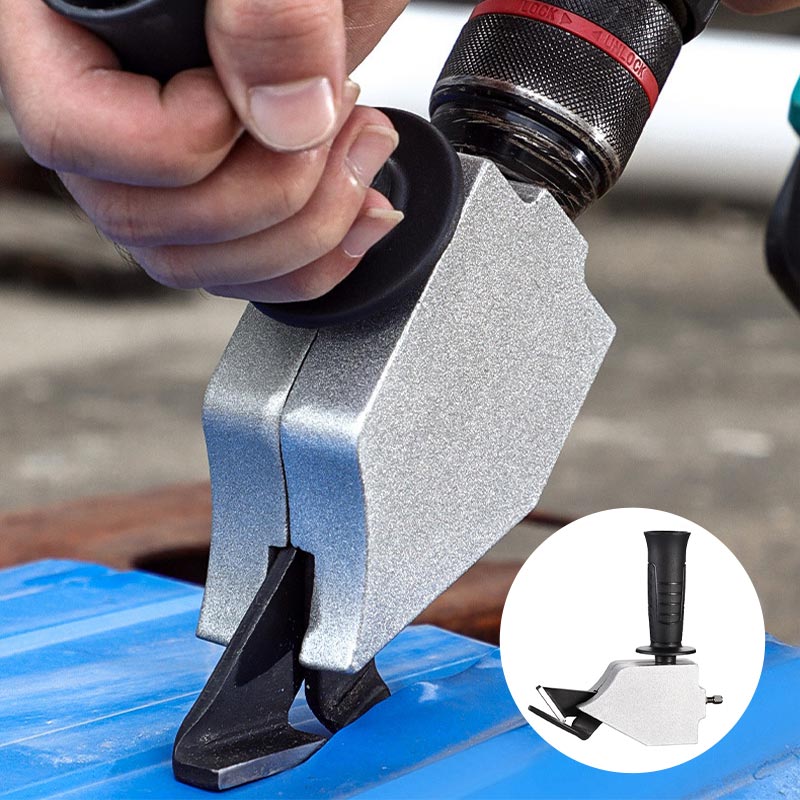 Electric Drill Sheet Metal Shears with Handle