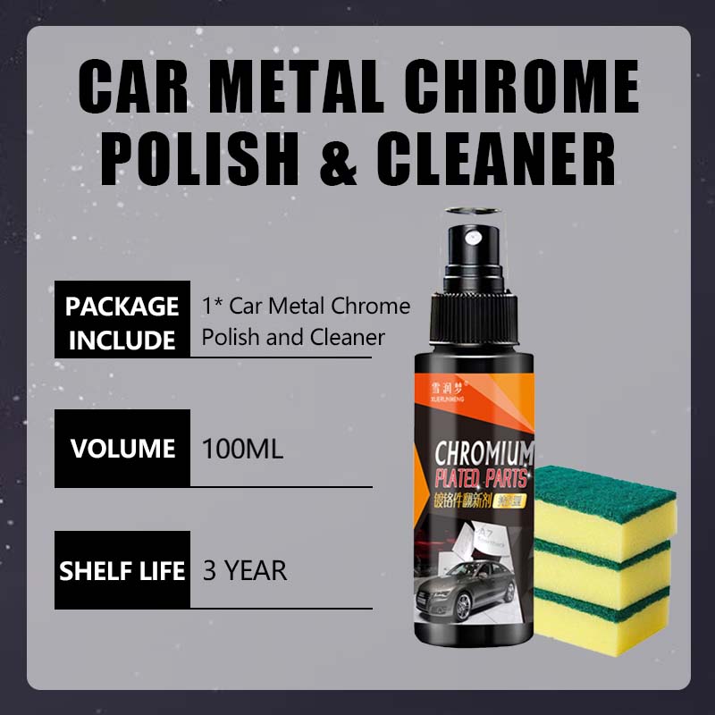 🔥16%OFF New Year Sale🔥Car Metal Chrome Polish & Cleaner