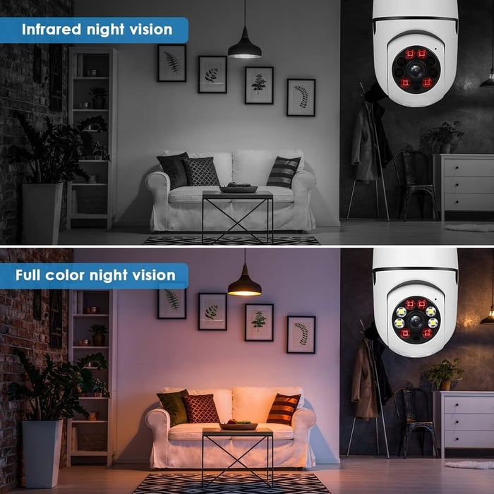 🔥2025  Hot Sale 50% off🔥Wireless Wifi Light Bulb Camera Security Camera