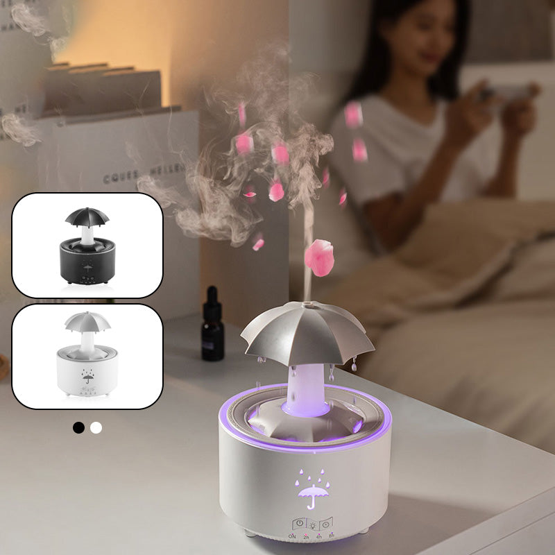 🛌Sleep aid💤 7 Color Rotating Raindrop Aromatherapy Humidifier