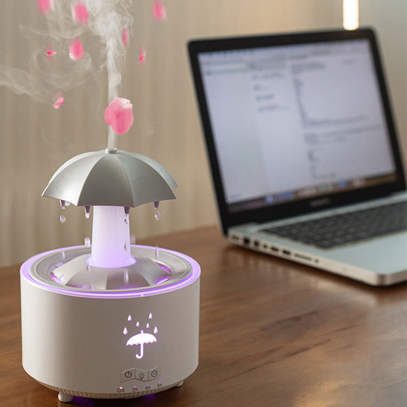 🛌Sleep aid💤 7 Color Rotating Raindrop Aromatherapy Humidifier