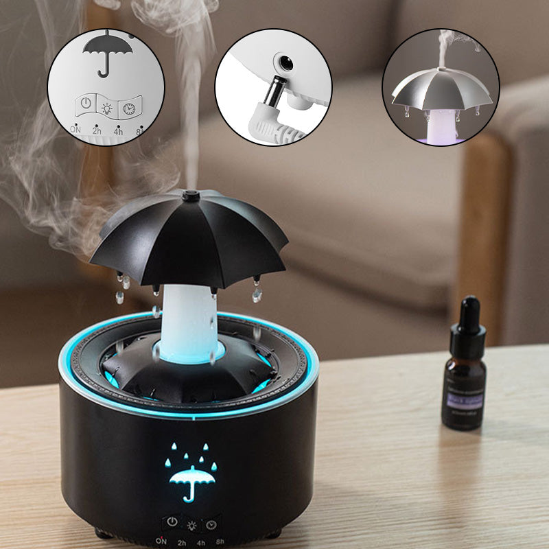 🛌Sleep aid💤 7 Color Rotating Raindrop Aromatherapy Humidifier